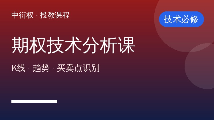 期权技术分析课